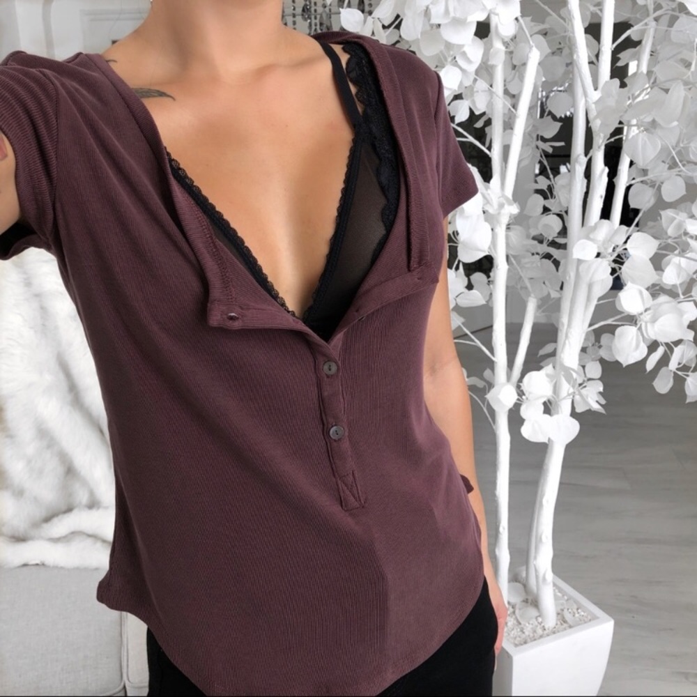 Plum Henley